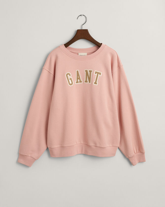 Logo sweatshirt med crewneck