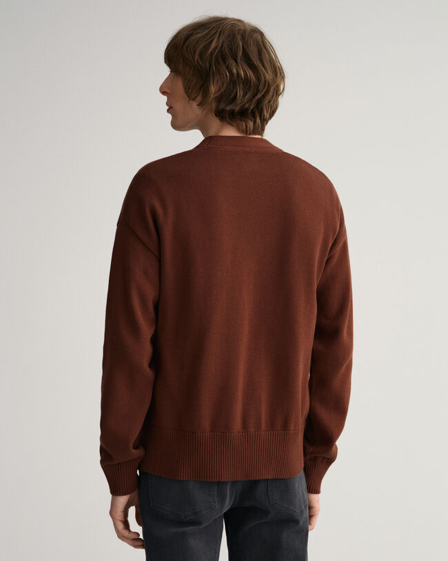 Cardigan af supimabomuld