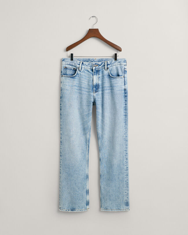 Loose fit jeans med brede ben