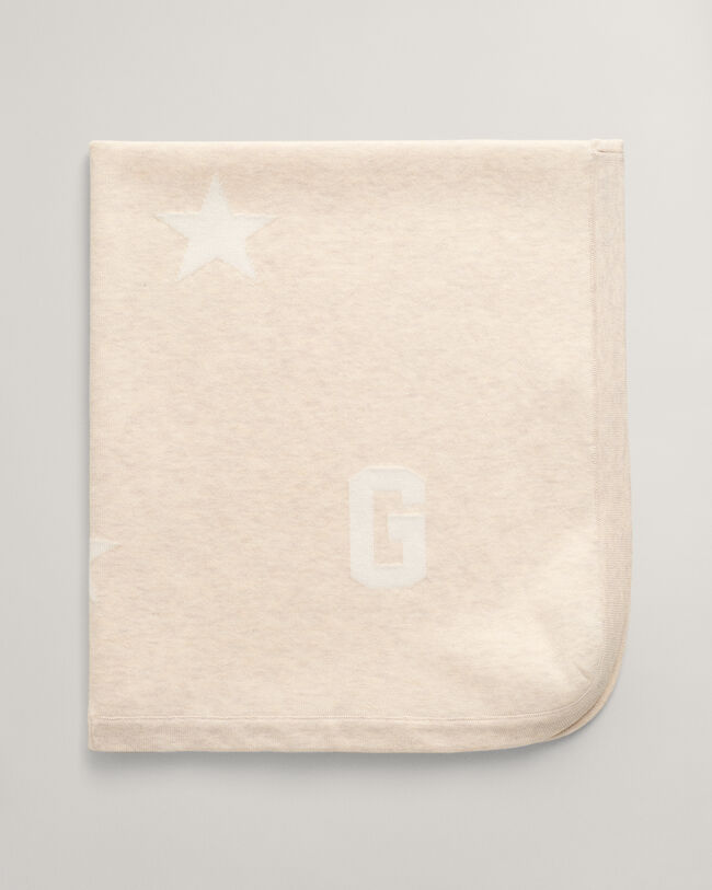 Baby strikket tæppe