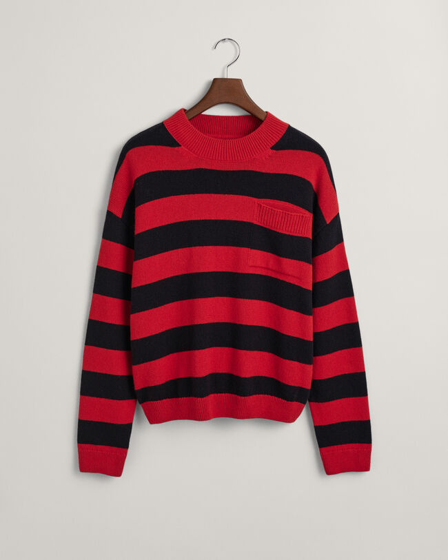 Barstripe crewneck sweater