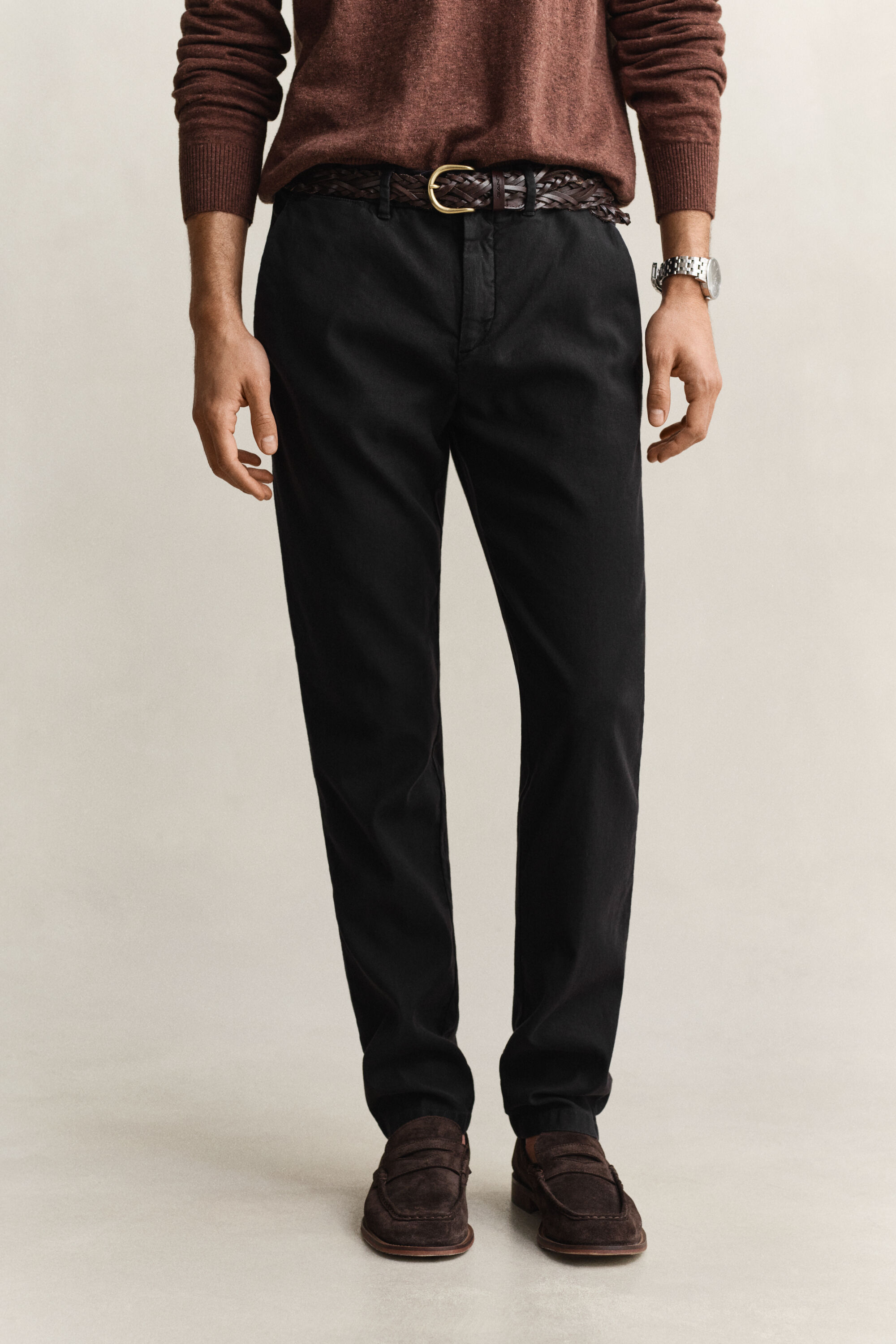 Chinobukser i hørblanding