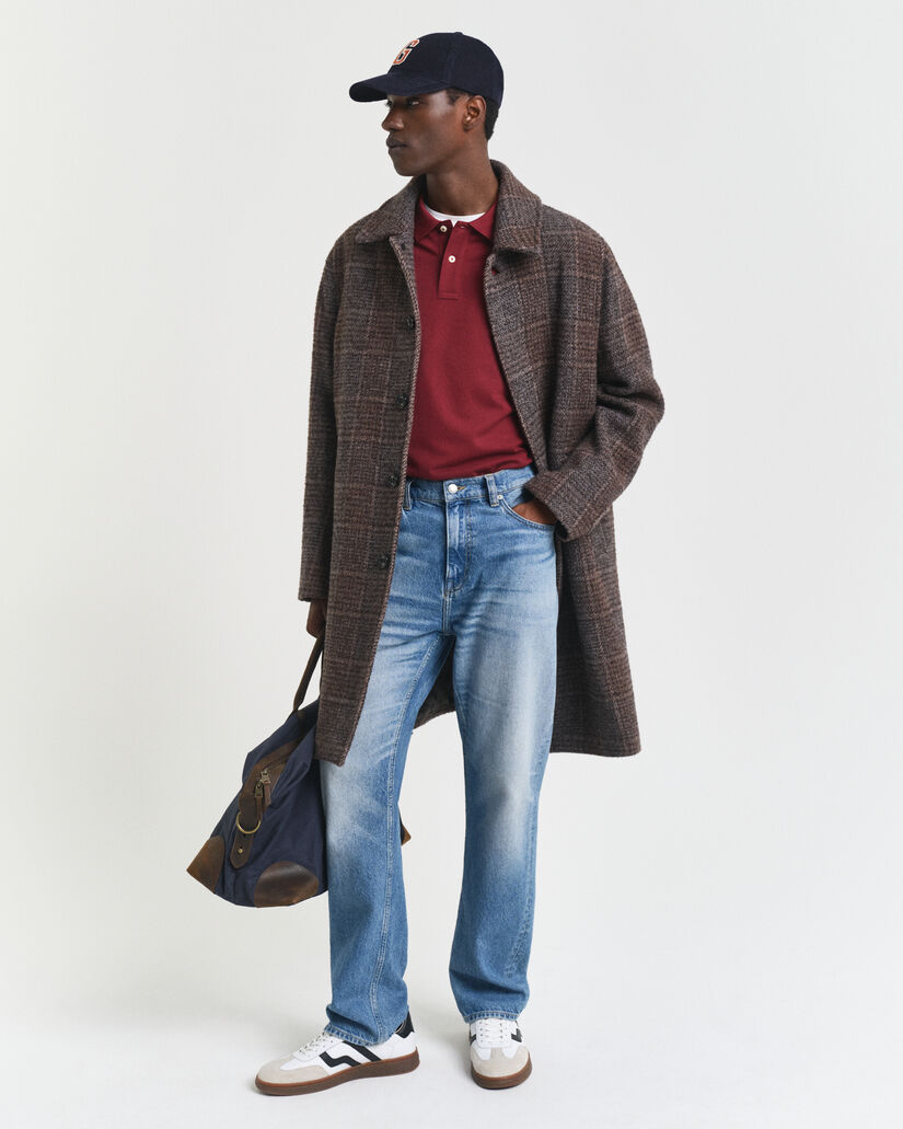 Regular fit Shield Piqué poloskjorte