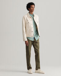 Hallden Slim fit chinobukser af twill