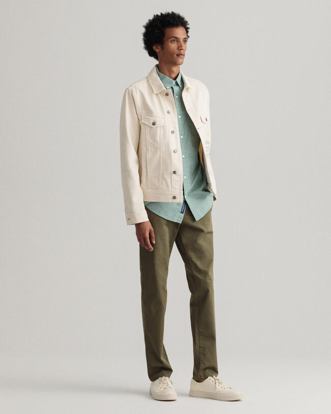 Hallden Slim fit chinobukser af twill