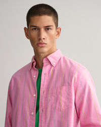 Regular fit stribet Archive Oxford-skjorte