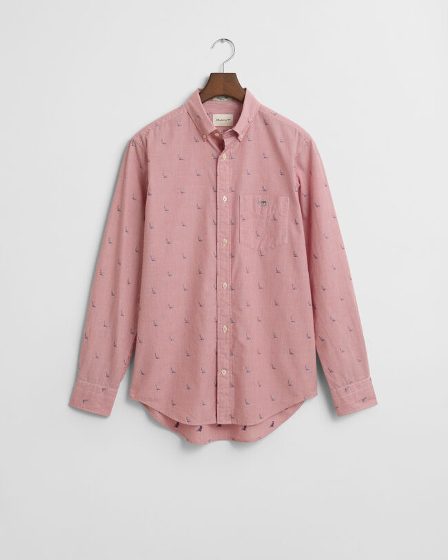 Regular fit Sailing fil coupé skjorte