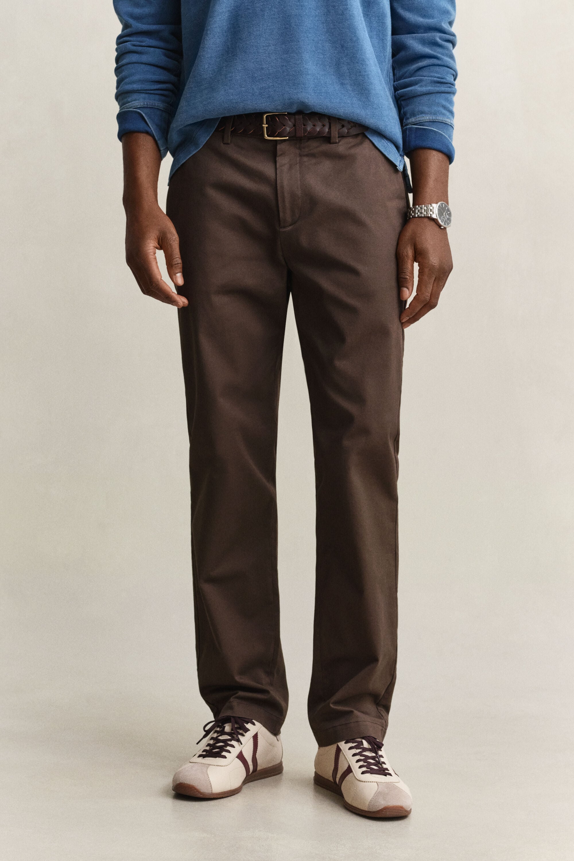 Regular fit smarte chinobukser