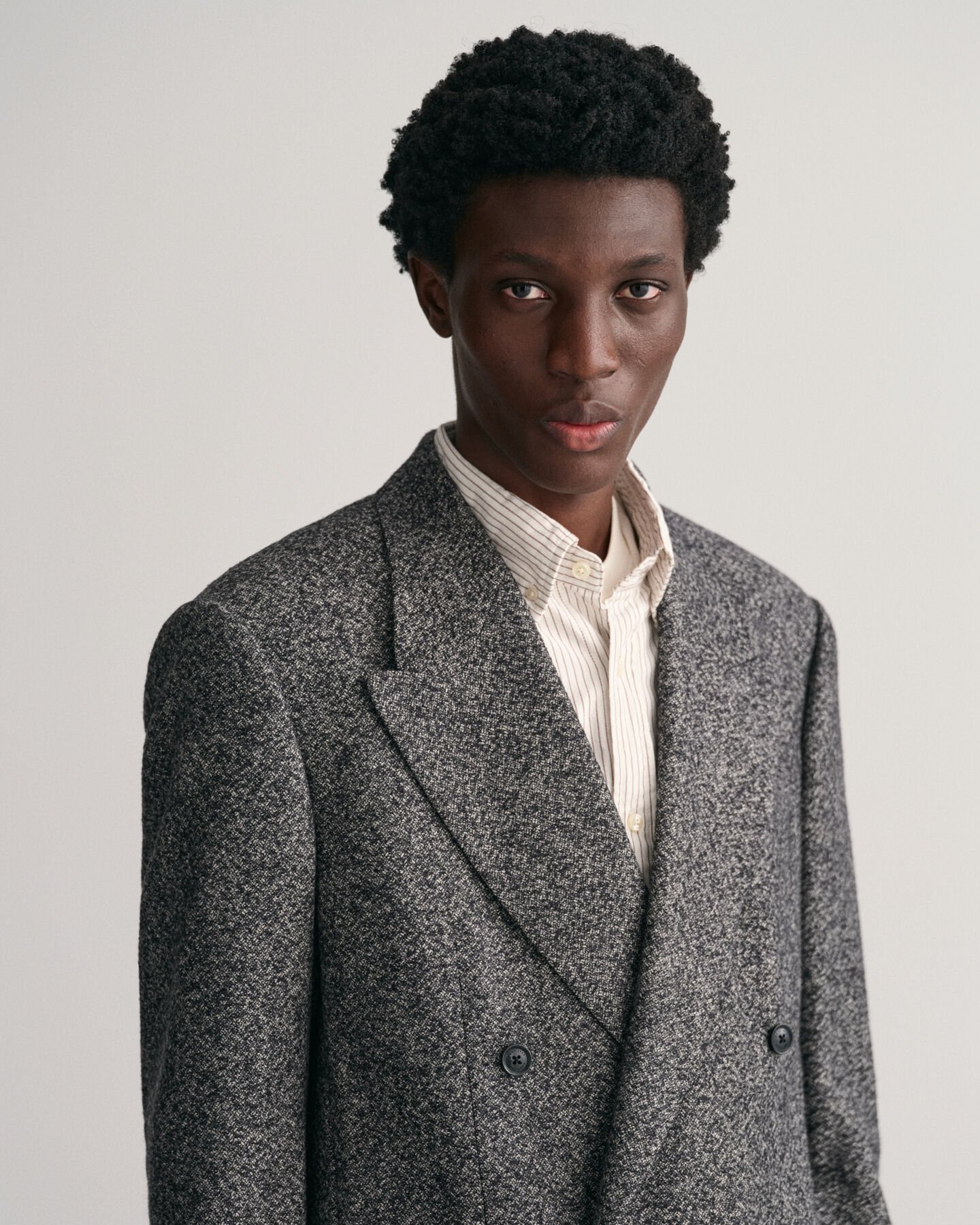 Oversized tweed-blazer