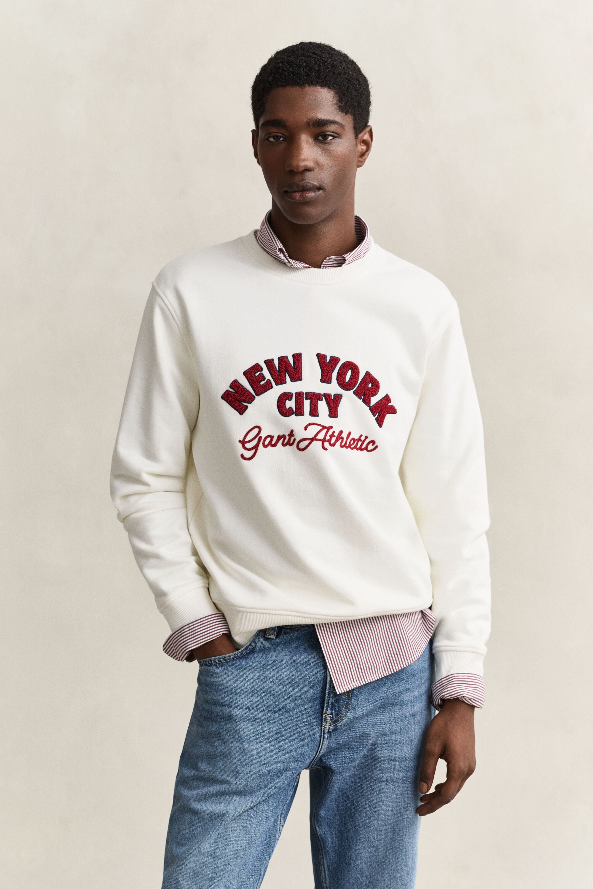 Sweatshirt med sæsonbestemt grafik