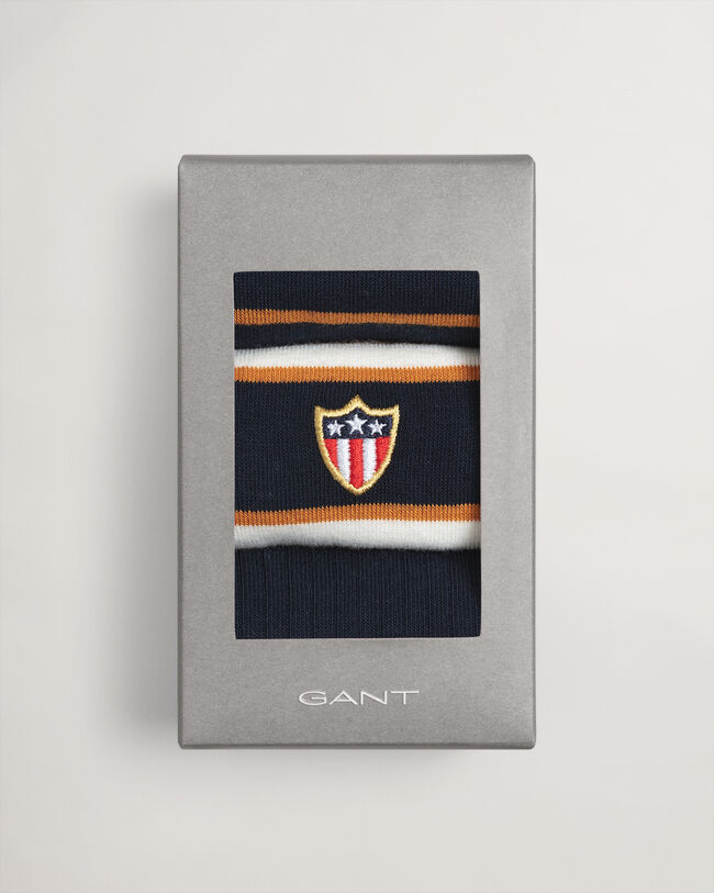 3-Pack Banner Shield sokker med gaveæske