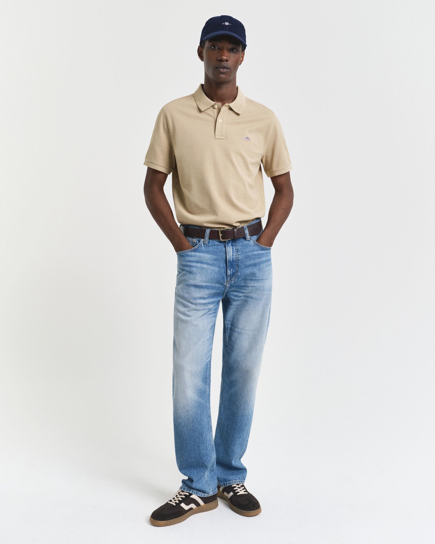 Regular fit Shield Piqué poloskjorte