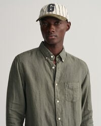 Regular fit garment-dyed h&oslash;rskjorte