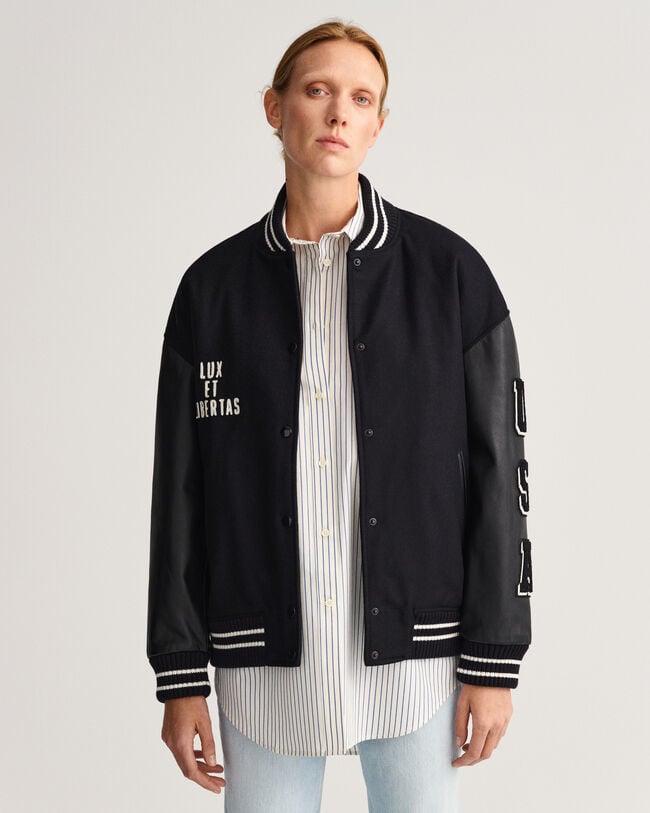 Oversized GANT Varsity Jacket