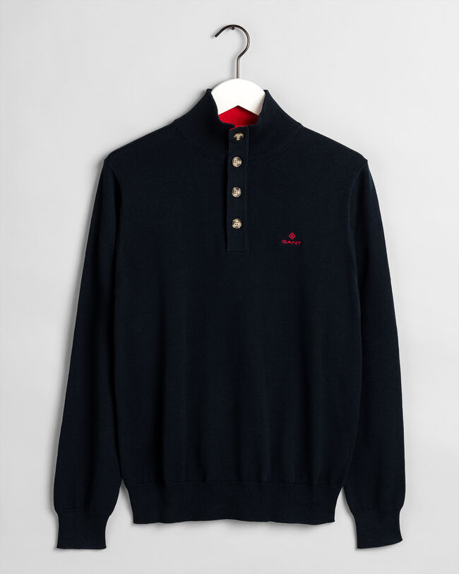 Sporty Mock Neck Sweater