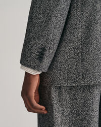 Oversized tweed-blazer
