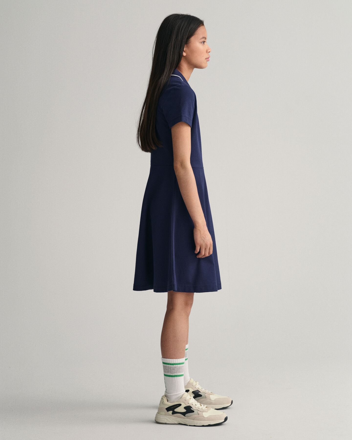 Teen Girls piqu&eacute; Rugger-kjole