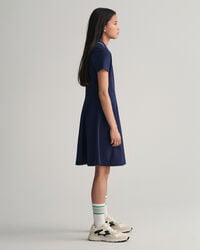 Teen Girls piqu&eacute; Rugger-kjole