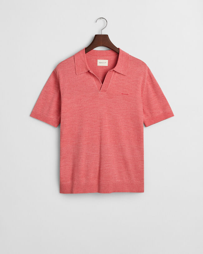 Sunfaded kortærmet polo sweater