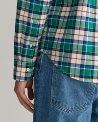 Regular fit ternet Oxford skjorte