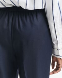 Pull-on-bukser i uldblanding