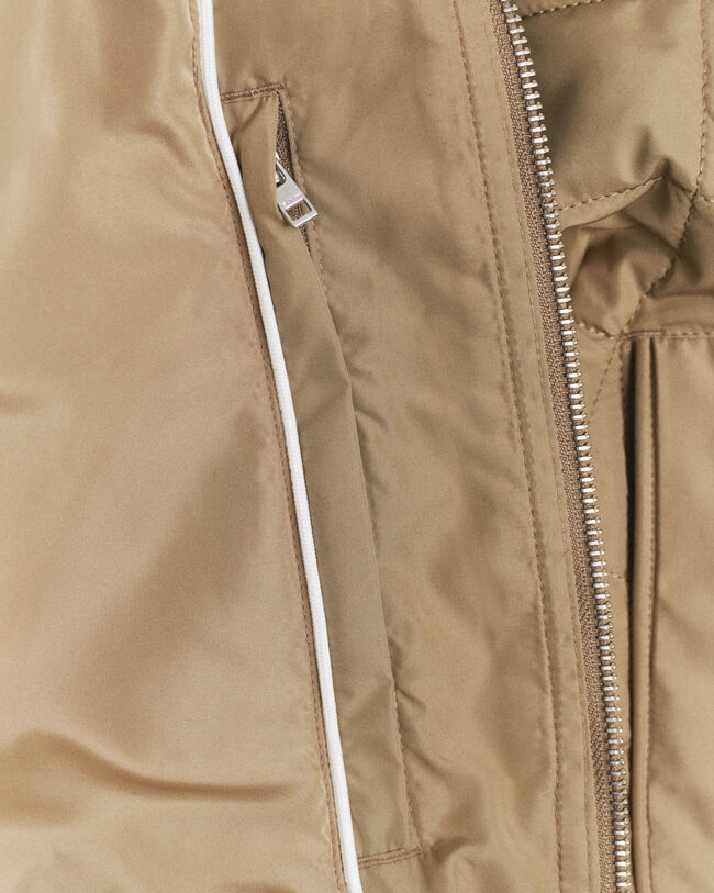 Quiltet Windcheater jakke