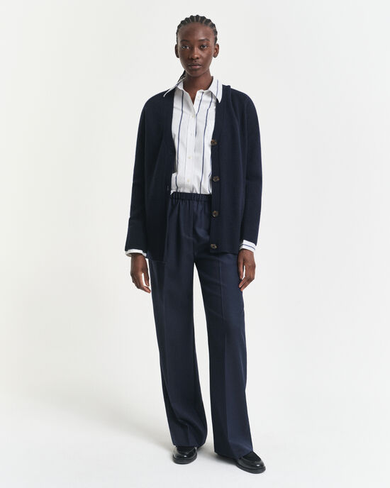 Pull-on-bukser i uldblanding