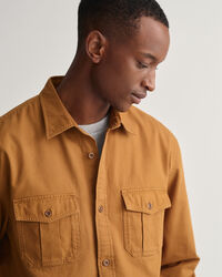 Relaxed fit skjorte af twill