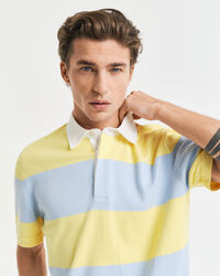 Stribet poloskjorte af bomuld