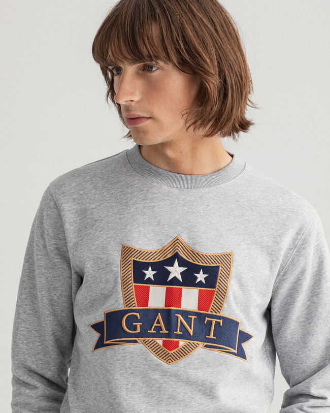 Banner Shield sweatshirt med crewneck