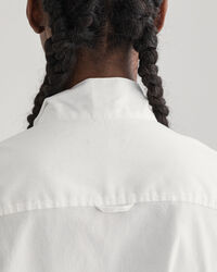 Oxford skjorte med bindebånd og pufærmer