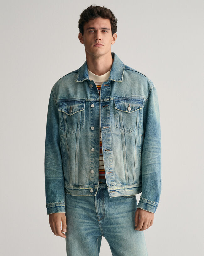 Denim trucker-jakke