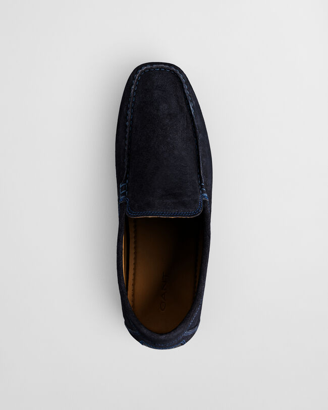 Wilmon hyttesko af ruskind