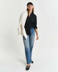 Relaxed fit h&oslash;rskjorte