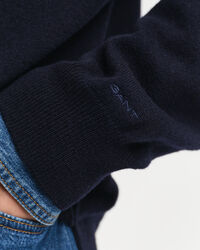 Crewneck sweater i ekstra fin lammeuld