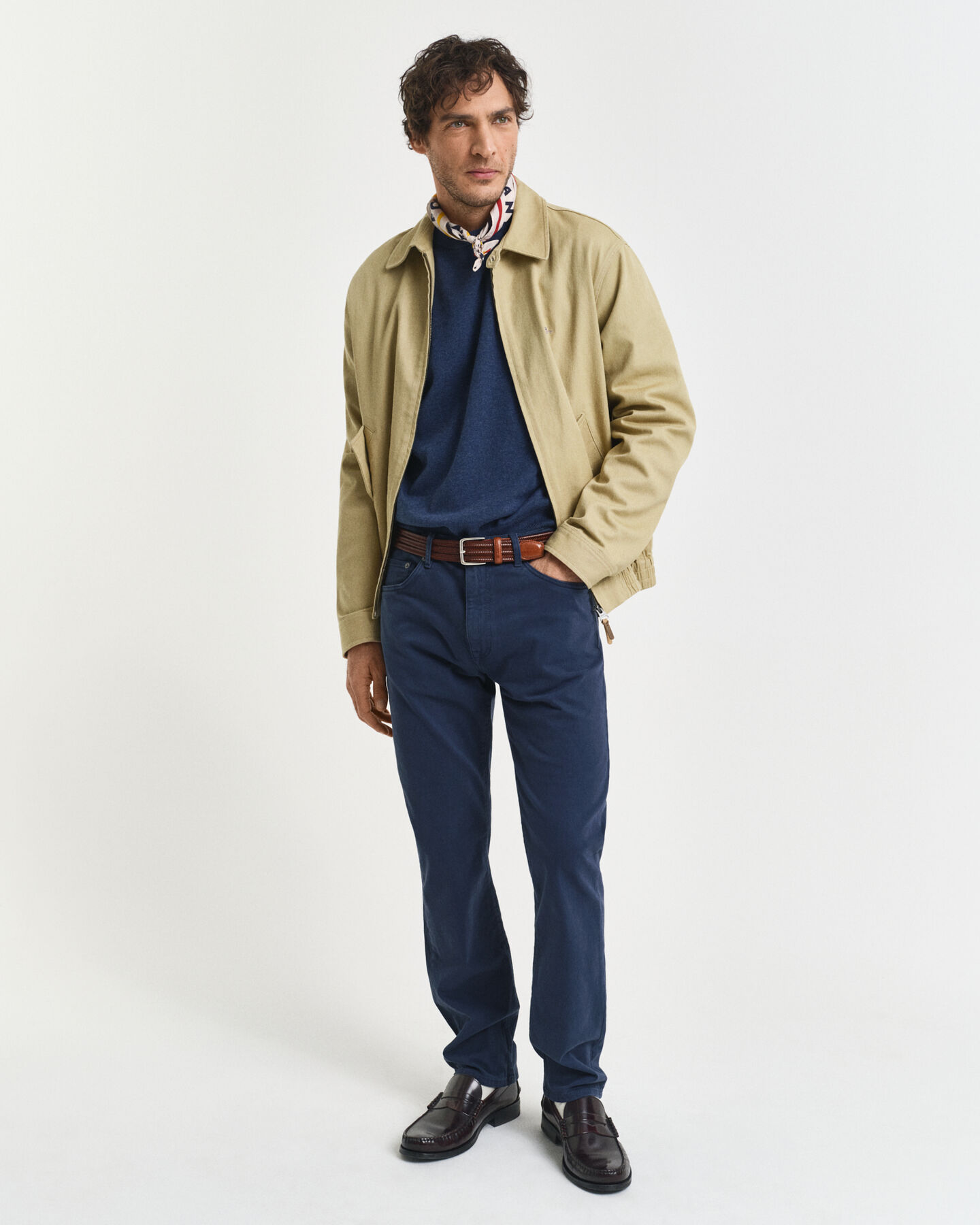 Klassiske crewneck sweater i bomuld