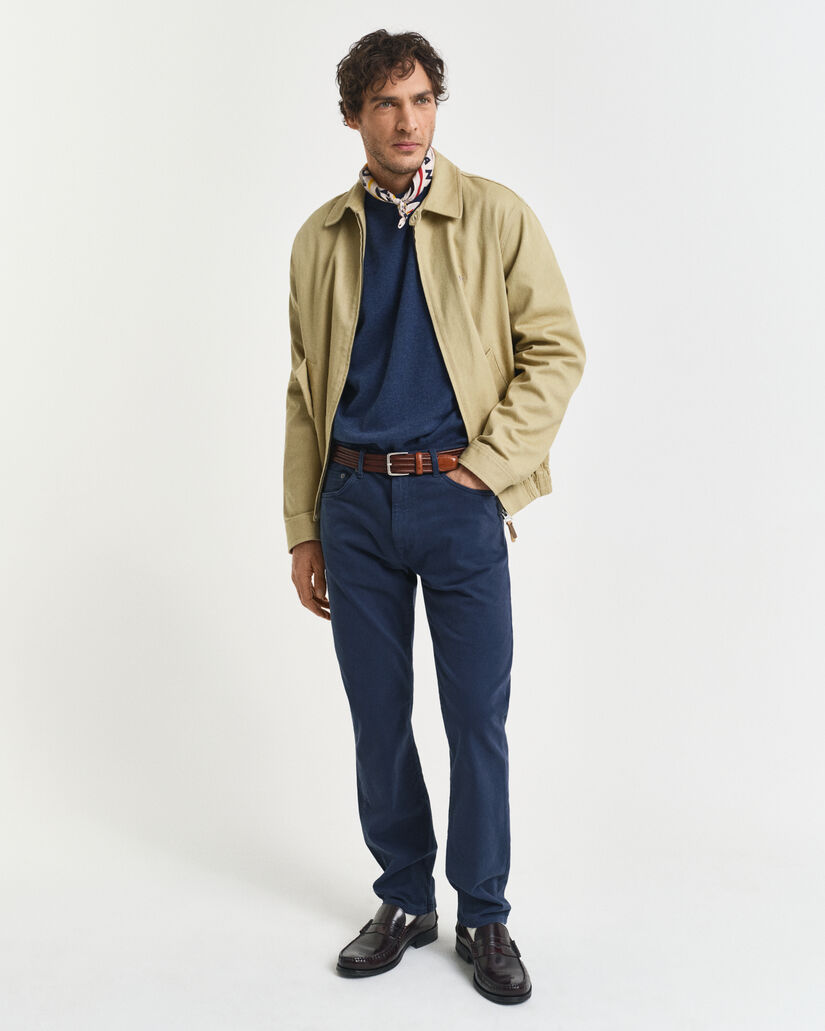 Klassiske crewneck sweater i bomuld