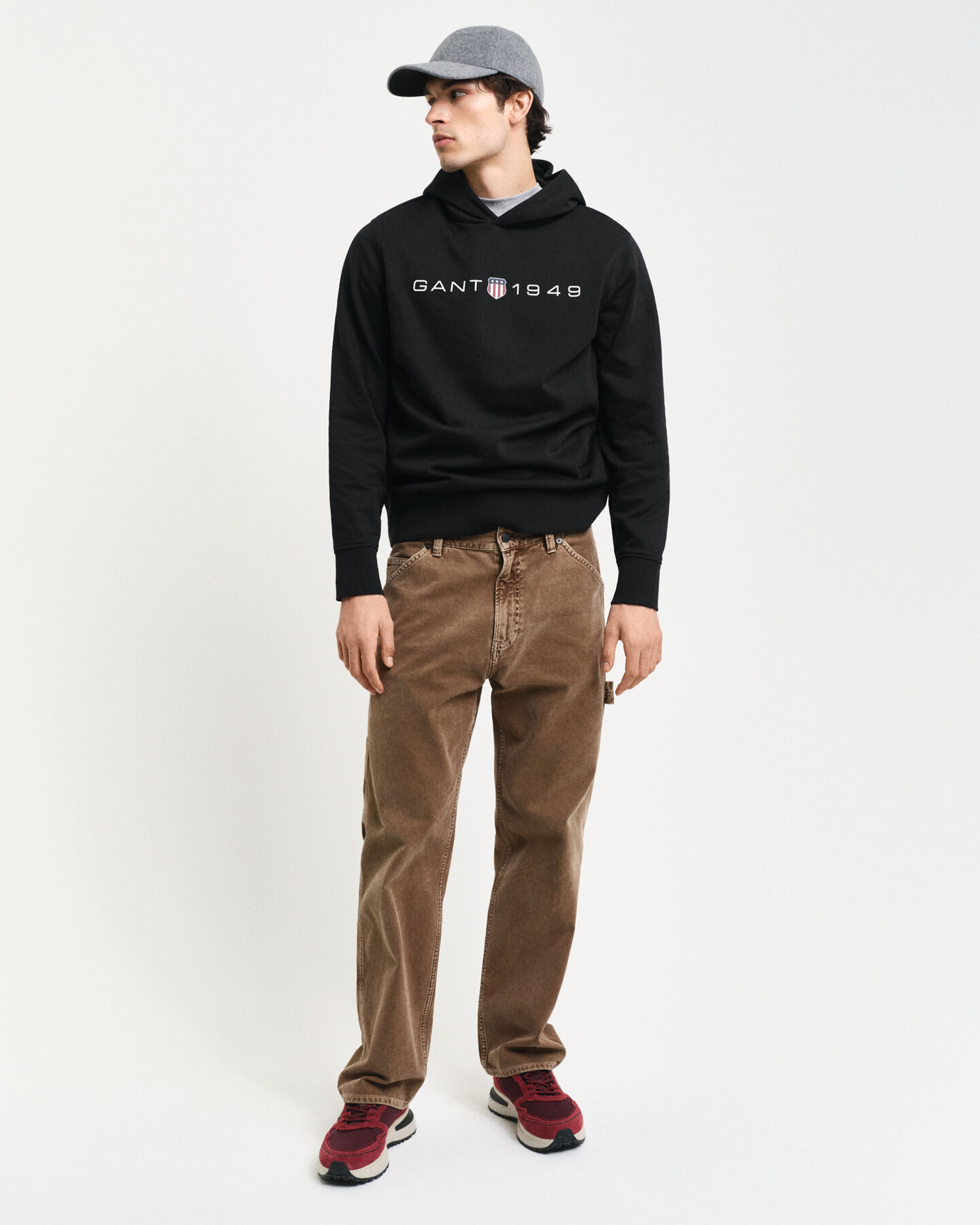 Graphic hættetrøje med tryk