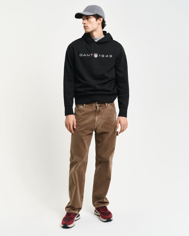 Graphic hættetrøje med tryk