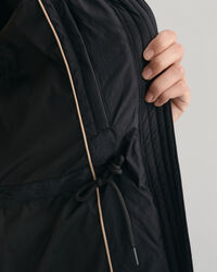 Dunfrakke i fuld l&aelig;ngde