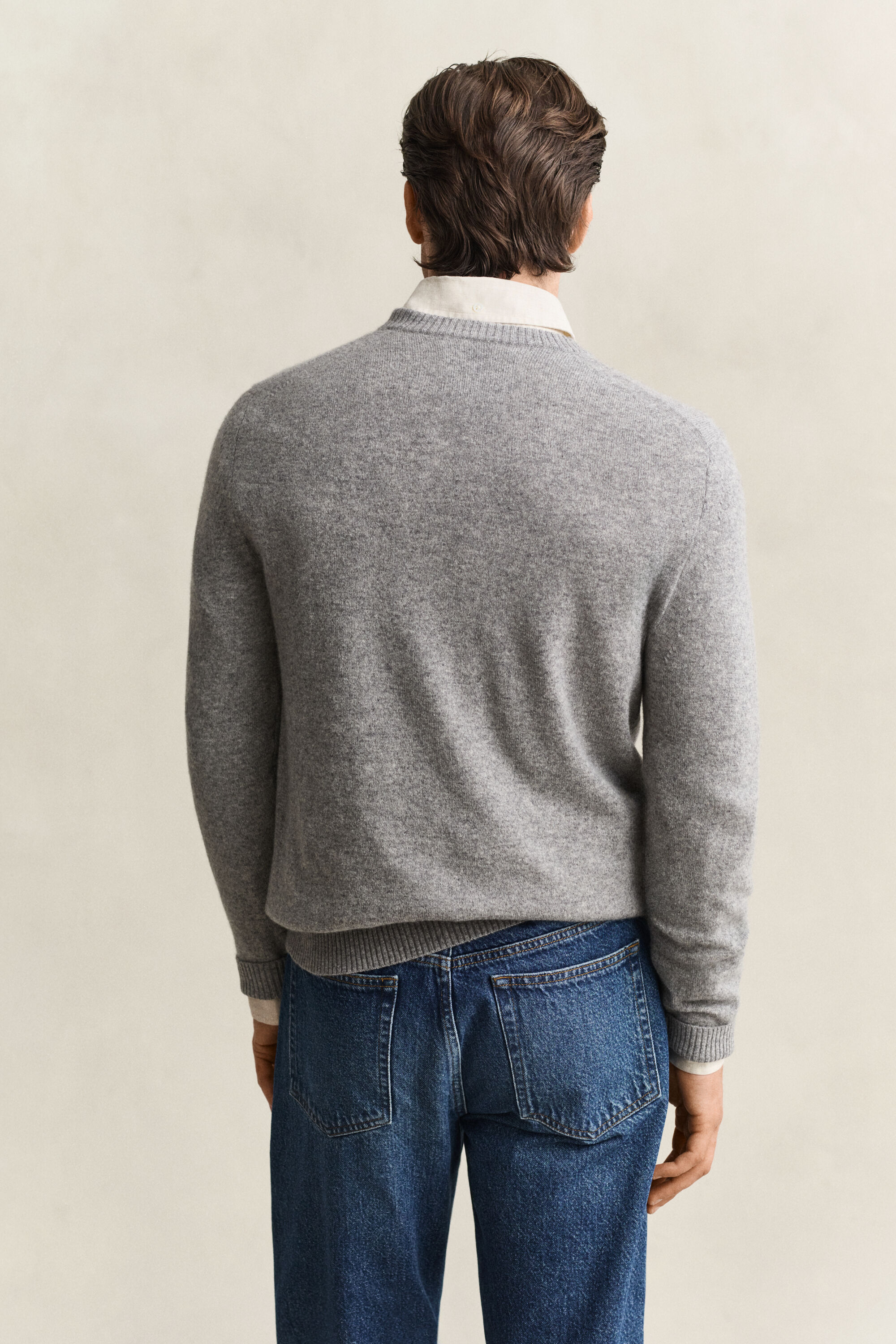 Crewneck sweater af kashmir