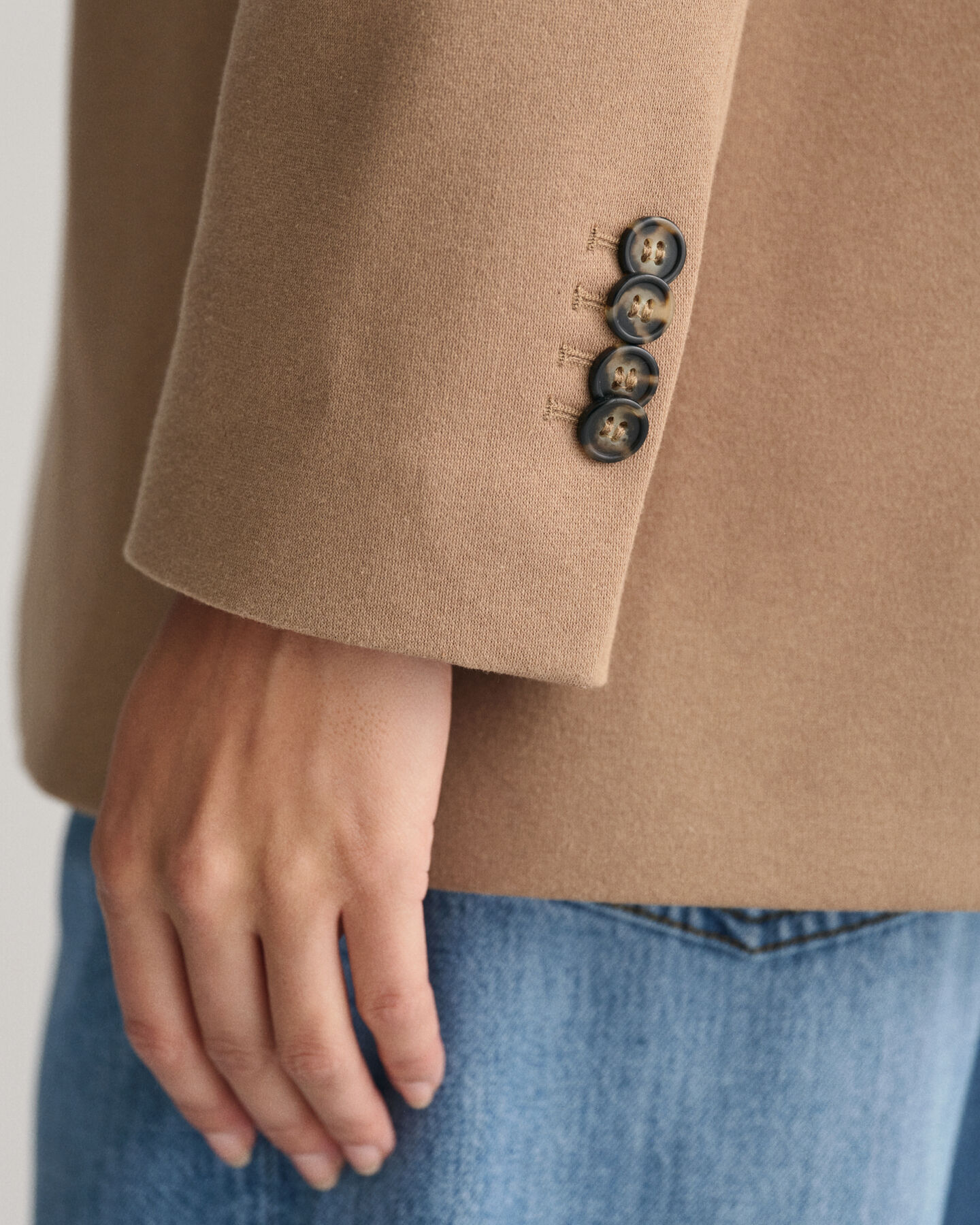 Regular fit jersey-blazer