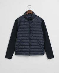 Jakke i blandede materialer