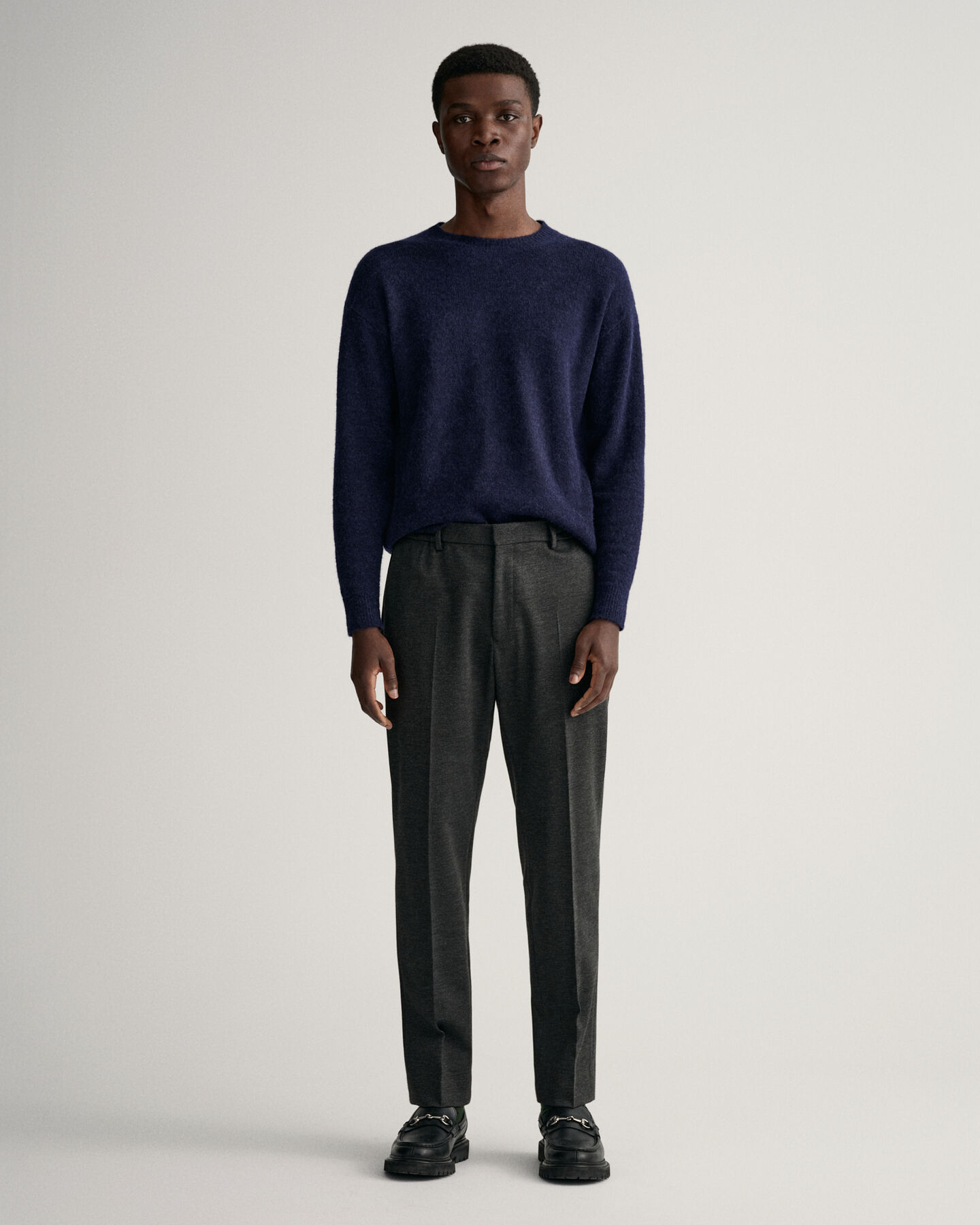 Jakkes&aelig;t-bukser af jersey