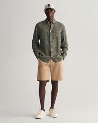 Regular fit garment-dyed h&oslash;rskjorte