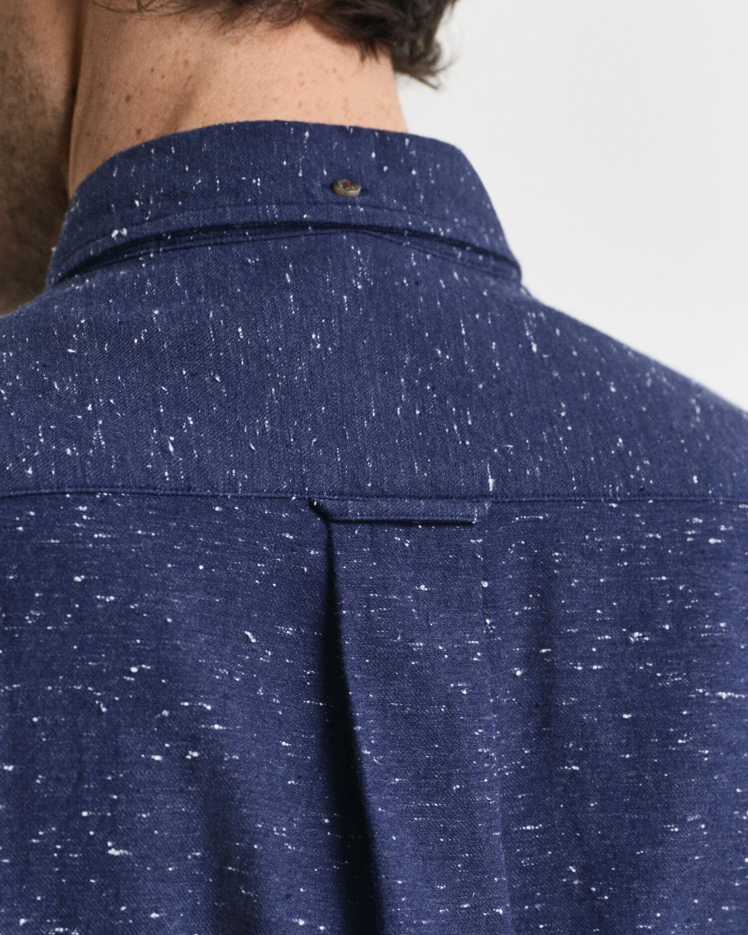 Regular fit flannelskjorte med nister