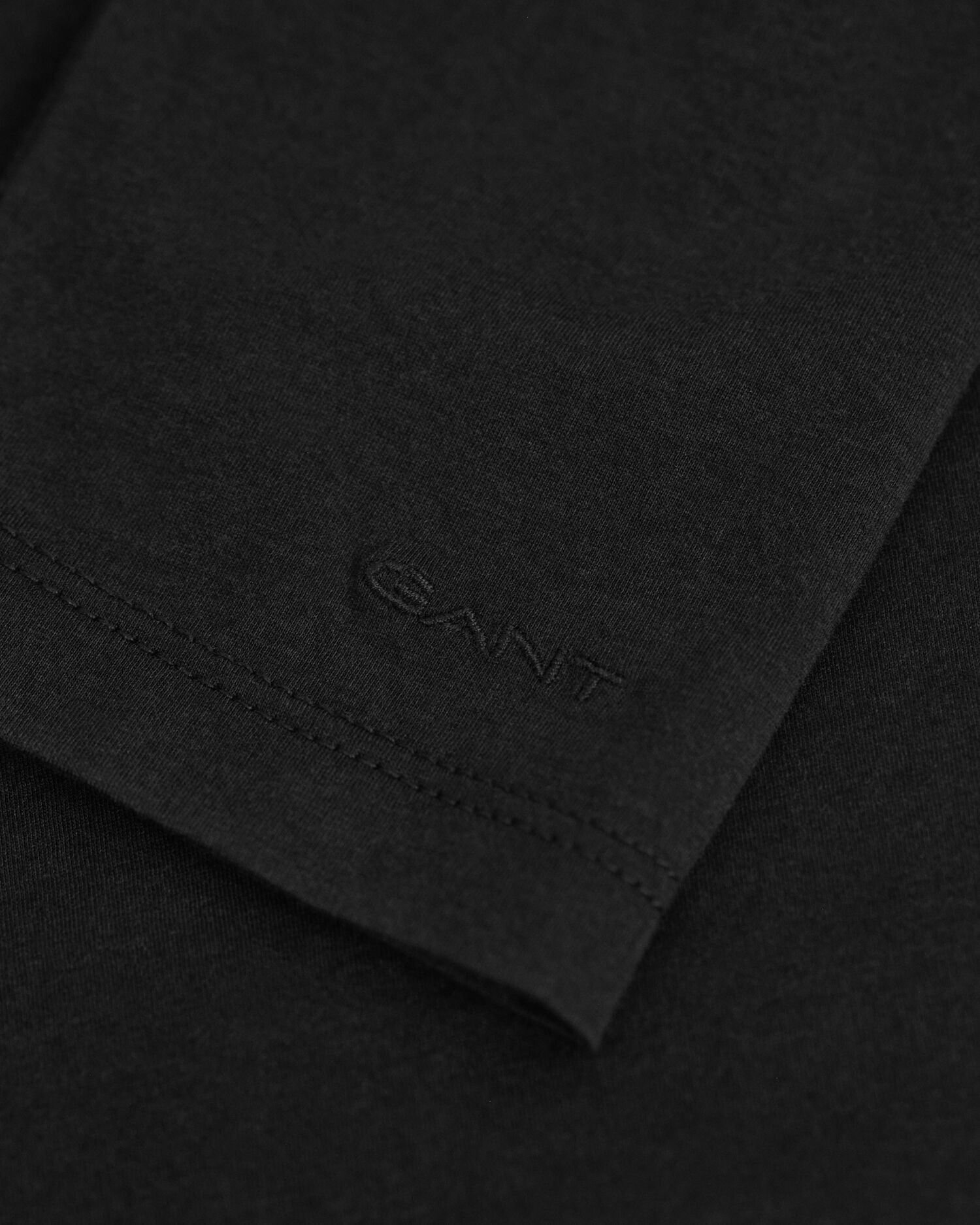 T-shirt af bomuld med lange ærmer