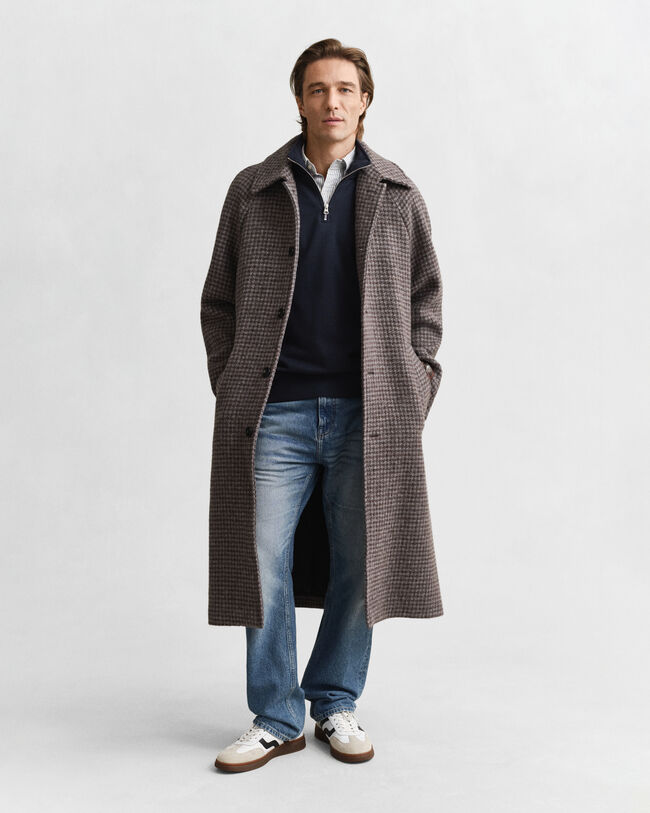 Shield sweatshirt med halv lynlås