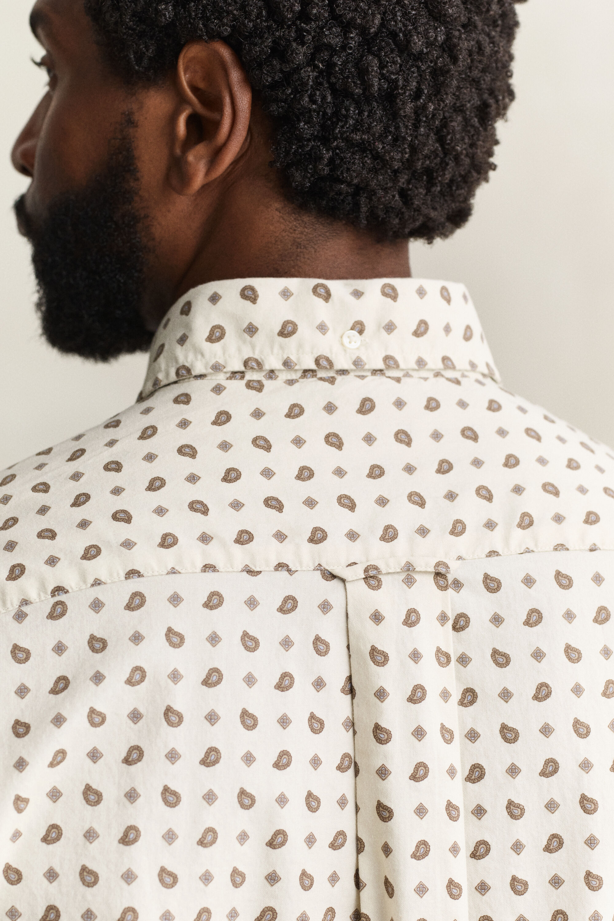 Paisley skjorte i twill