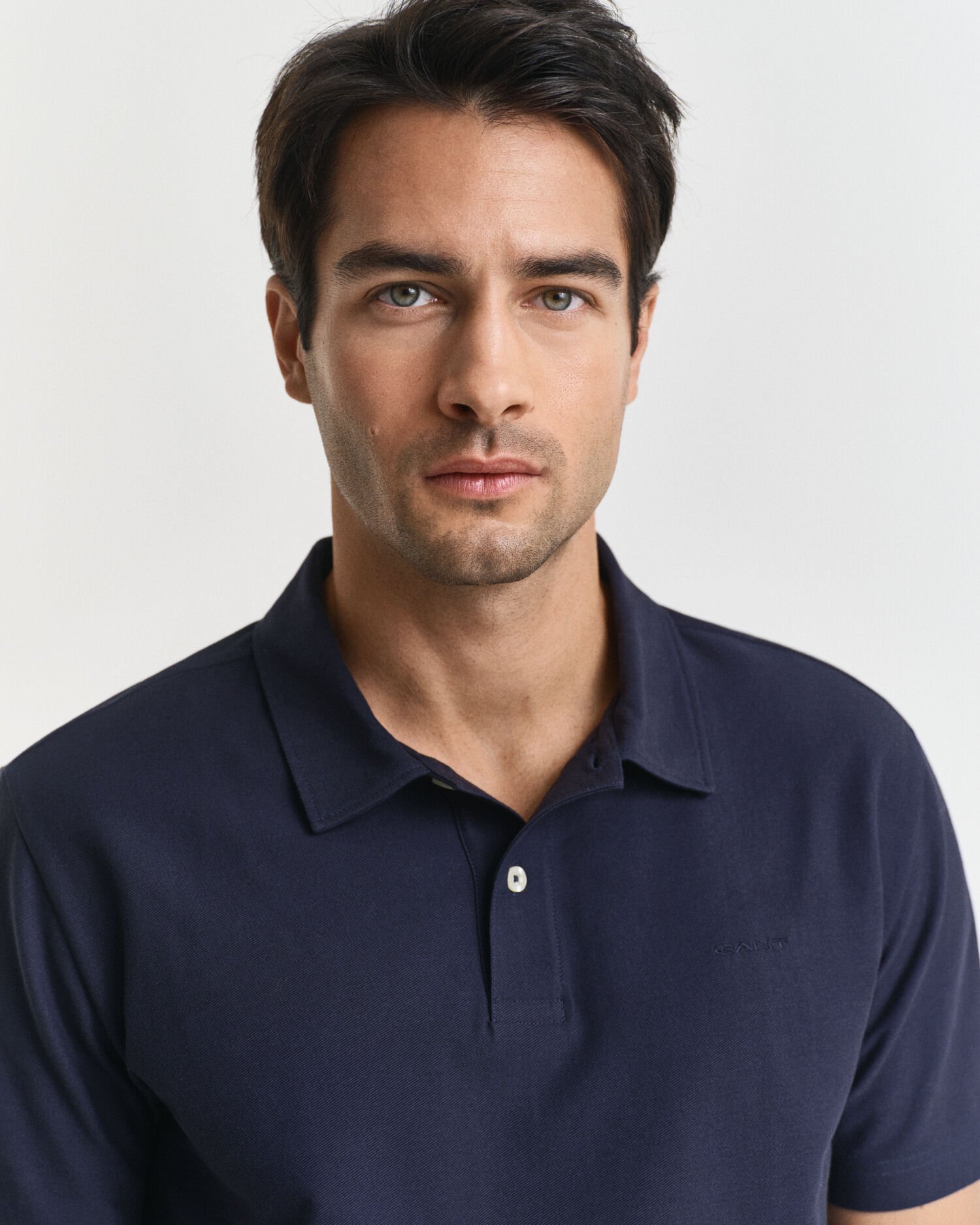 Poloskjorte med twilltekstur